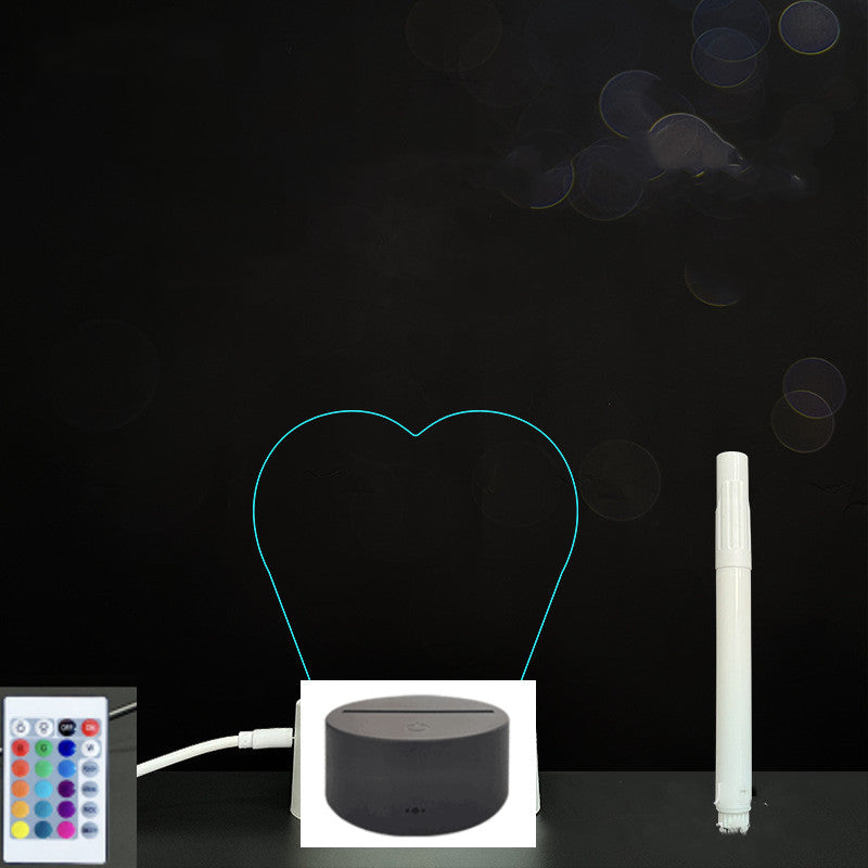 3D Acrylic LED Message Board Lamp