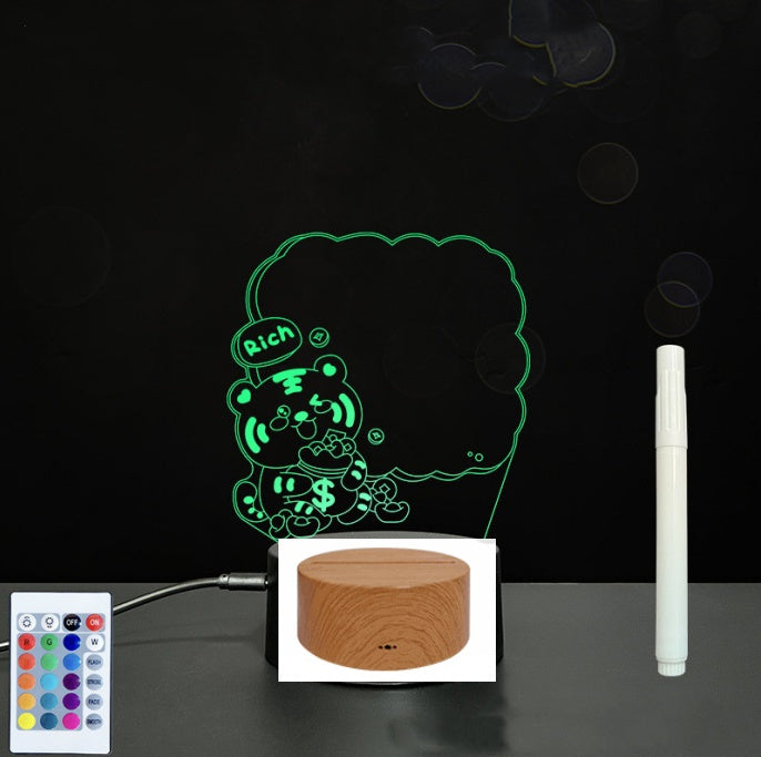 3D Acrylic LED Message Board Lamp