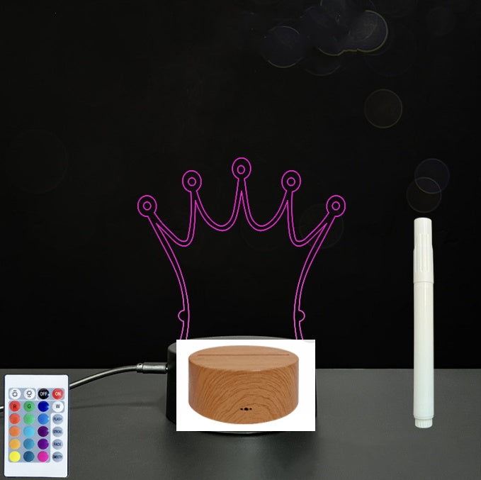 3D Acrylic LED Message Board Lamp