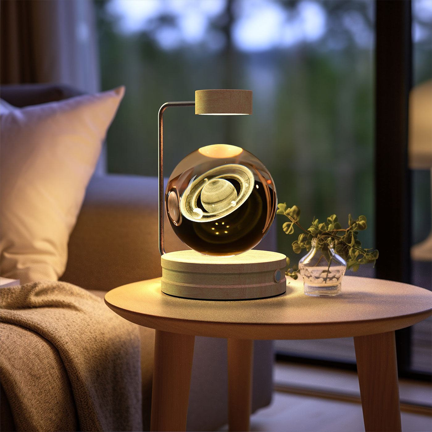 Crystal Ball Dinosaur LED Night Light