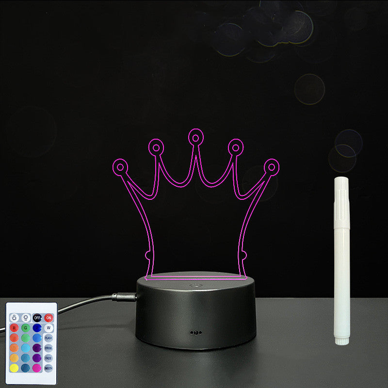 3D Acrylic LED Message Board Lamp