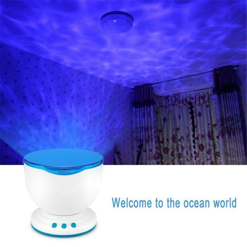 Ocean Wave LED Projector Night Light