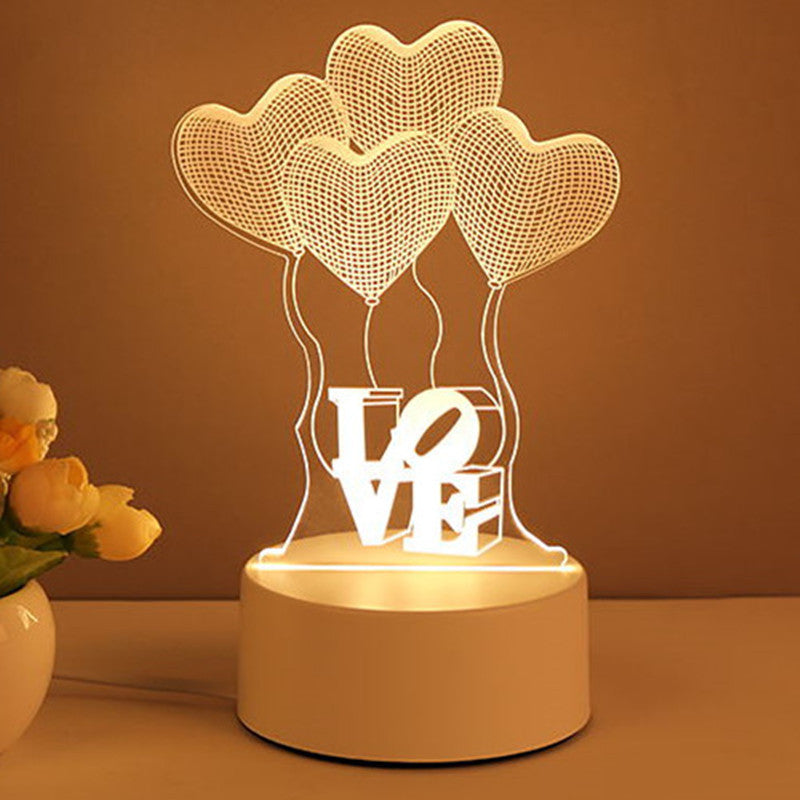 3D Acrylic LED USB Neon Night Light