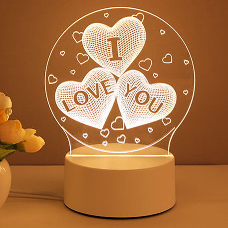 3D Acrylic LED USB Neon Night Light
