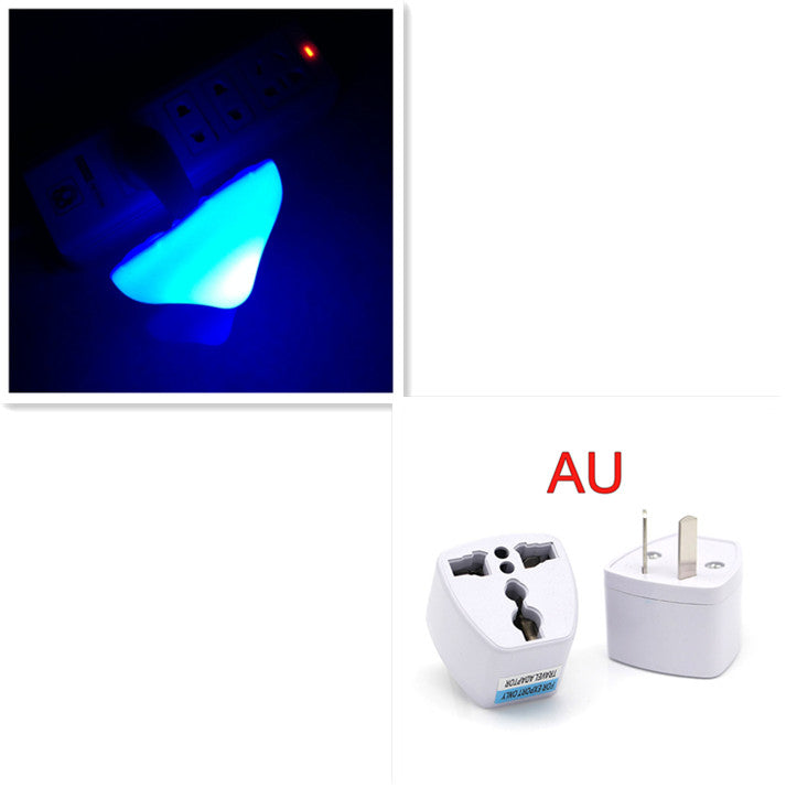 LED Mushroom Wall Night Socket Lamp