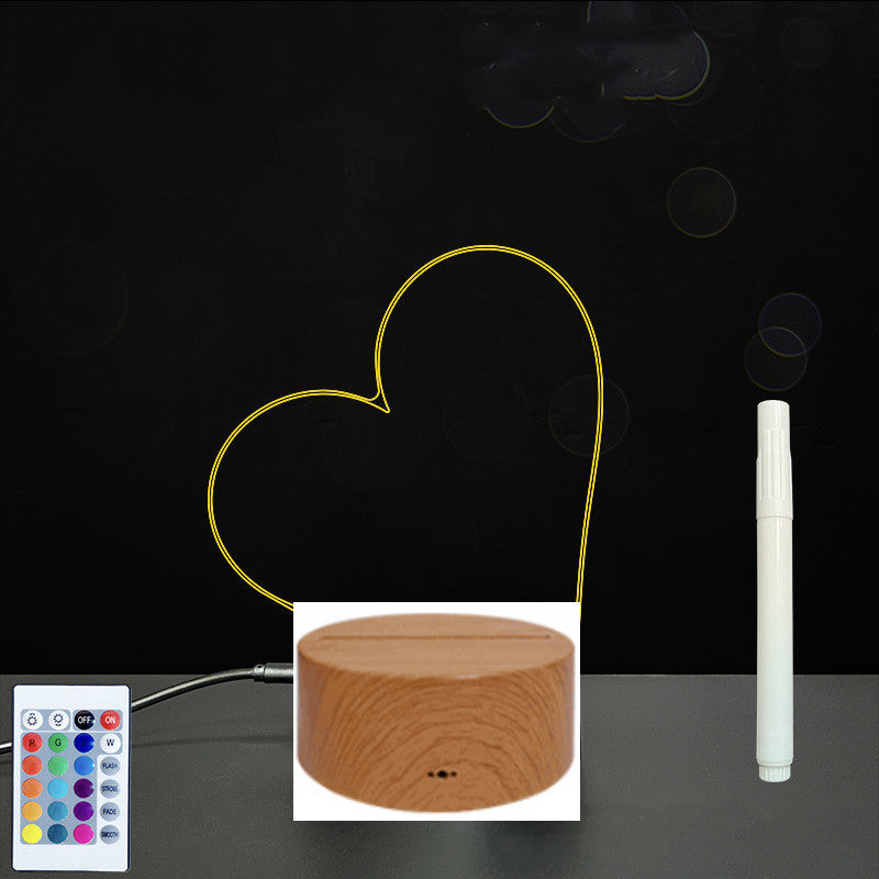 3D Acrylic LED Message Board Lamp