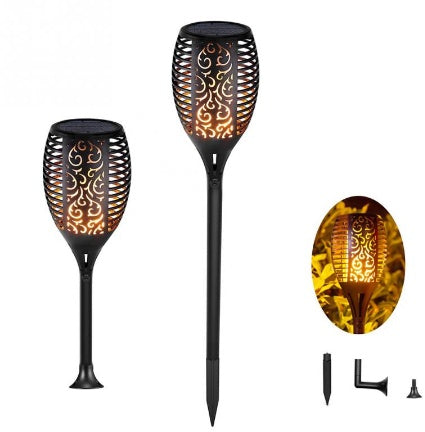 LED Waterproof Solar Torch Garden Light