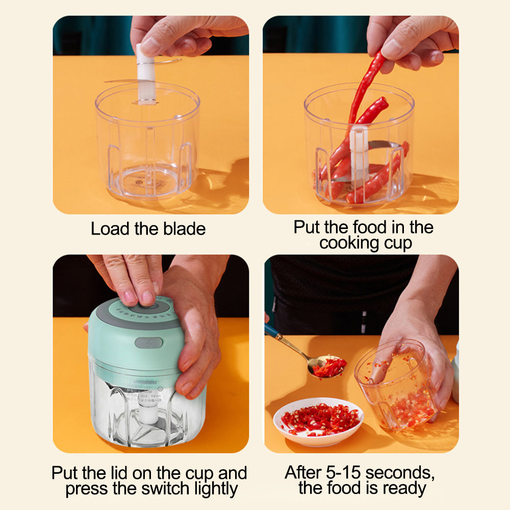 Mini Electric Garlic Chopper USB