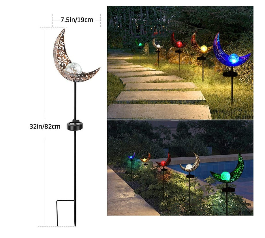 Solar Flame Effect Garden Lamp