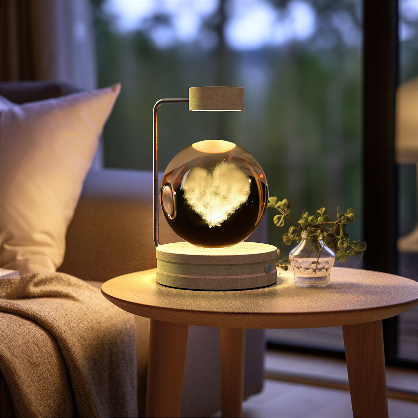 Crystal Ball Dinosaur LED Night Light