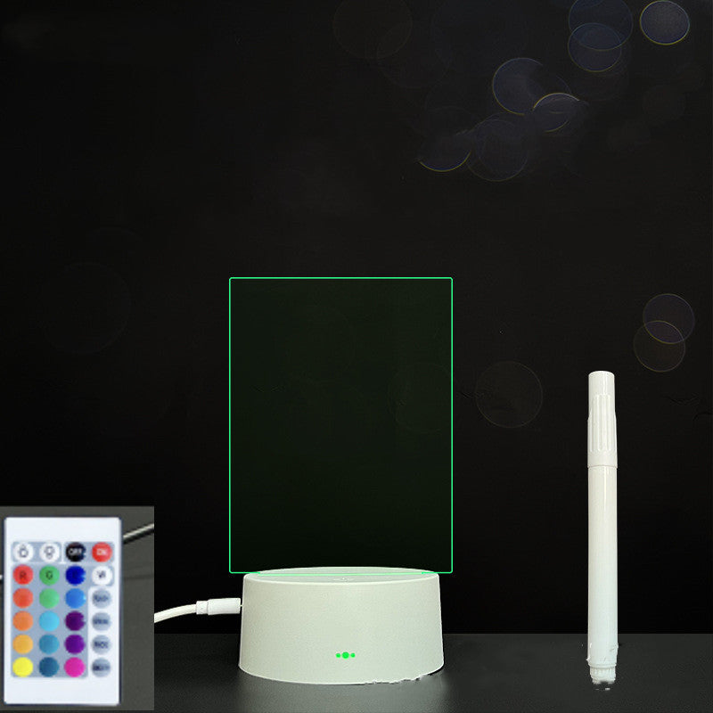 3D Acrylic LED Message Board Lamp
