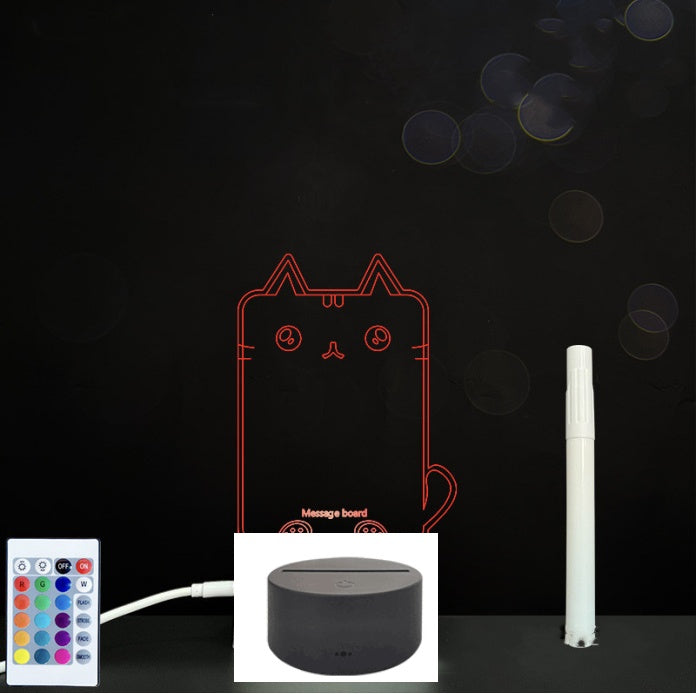 3D Acrylic LED Message Board Lamp