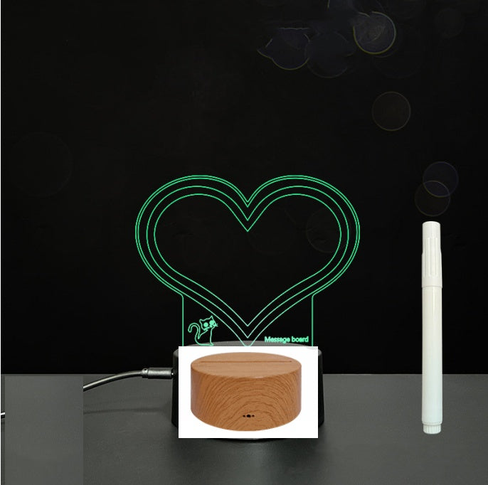 3D Acrylic LED Message Board Lamp