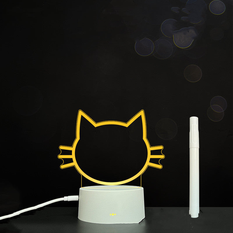 3D Acrylic LED Message Board Lamp