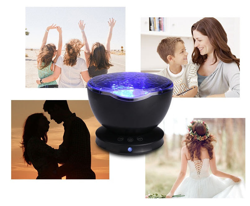 Ocean Wave LED Projector Night Light
