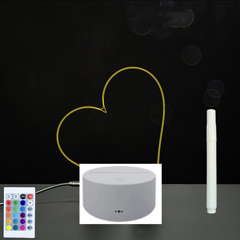 3D Acrylic LED Message Board Lamp