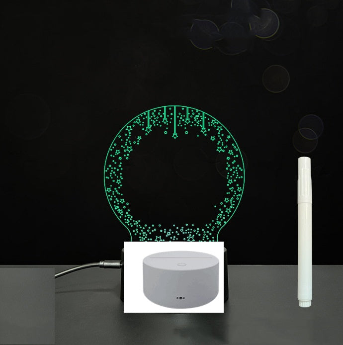 3D Acrylic LED Message Board Lamp