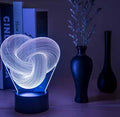 Twist 3D LED Night Light Touch Lamp