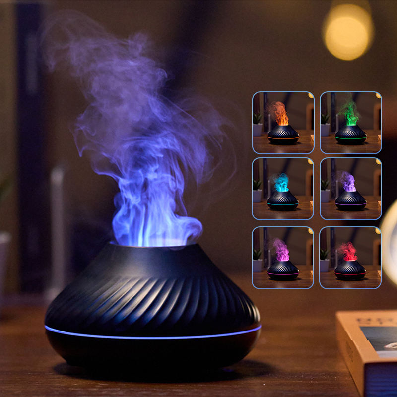 RGB Flame Aroma Diffuser Humidifier