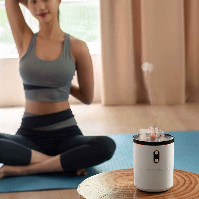 Volcanic Flame Aroma Diffuser Lamp