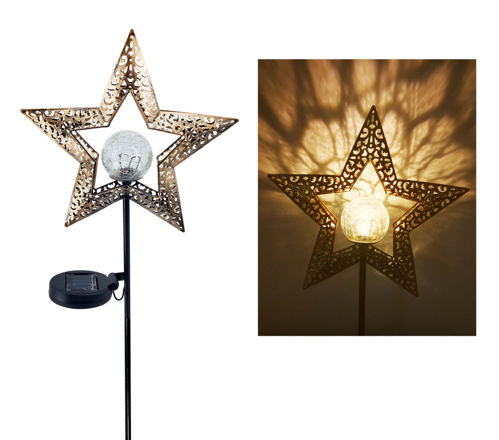 Solar Flame Effect Garden Lamp