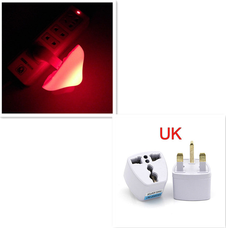 LED Mushroom Wall Night Socket Lamp