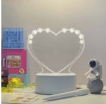 3D Acrylic LED Message Board Lamp