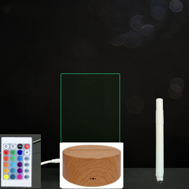 3D Acrylic LED Message Board Lamp