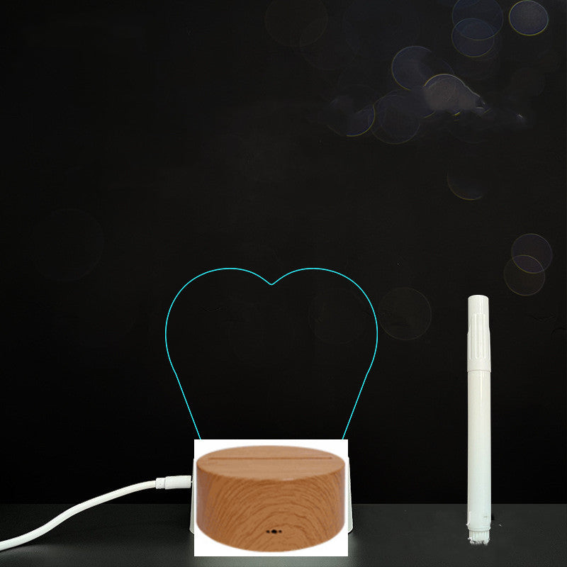3D Acrylic LED Message Board Lamp