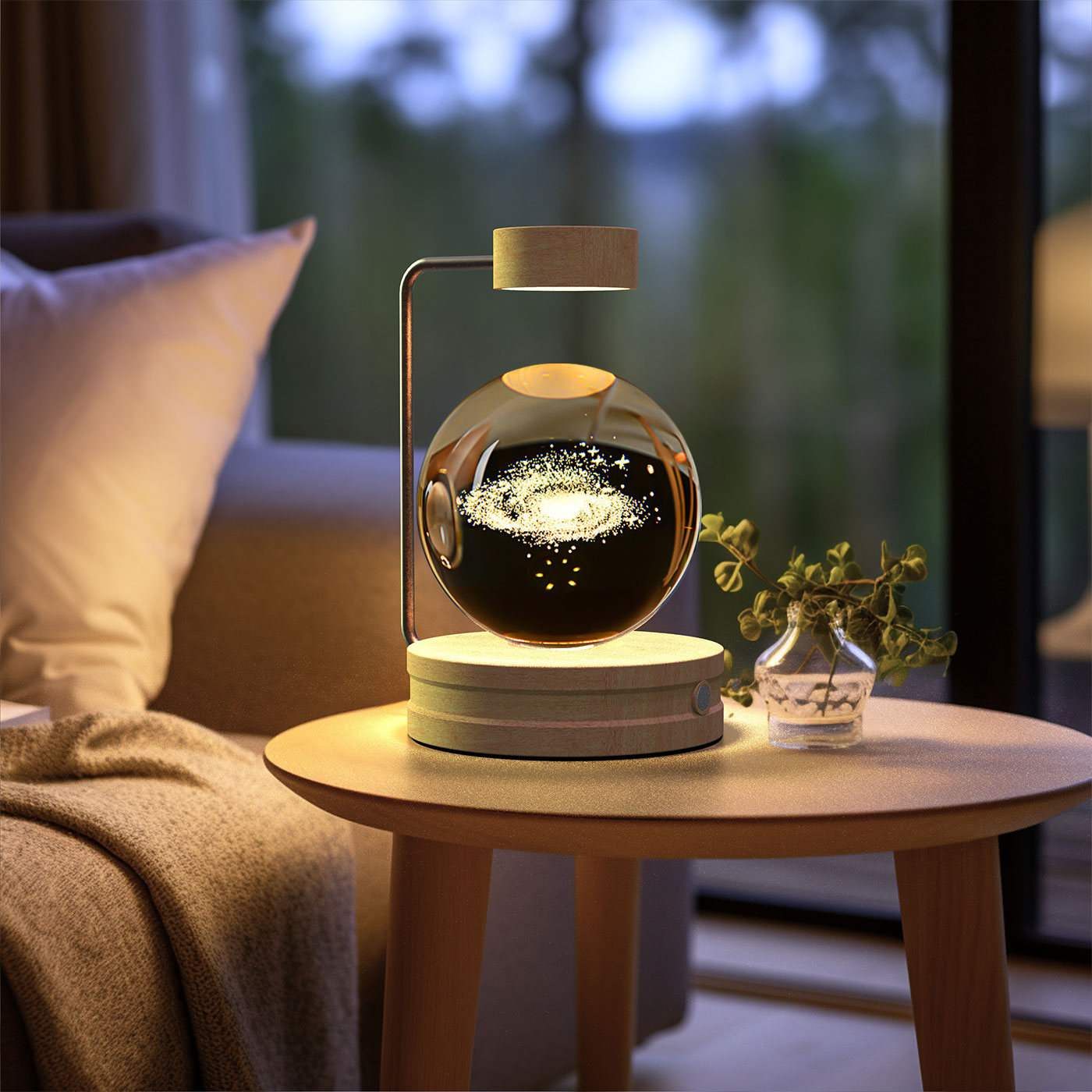 Crystal Ball Dinosaur LED Night Light
