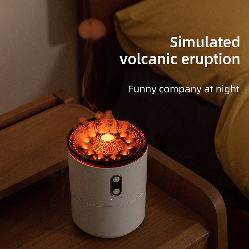 Volcanic Flame Aroma Diffuser Lamp