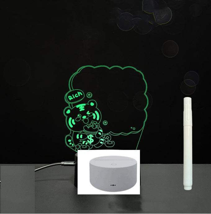 3D Acrylic LED Message Board Lamp