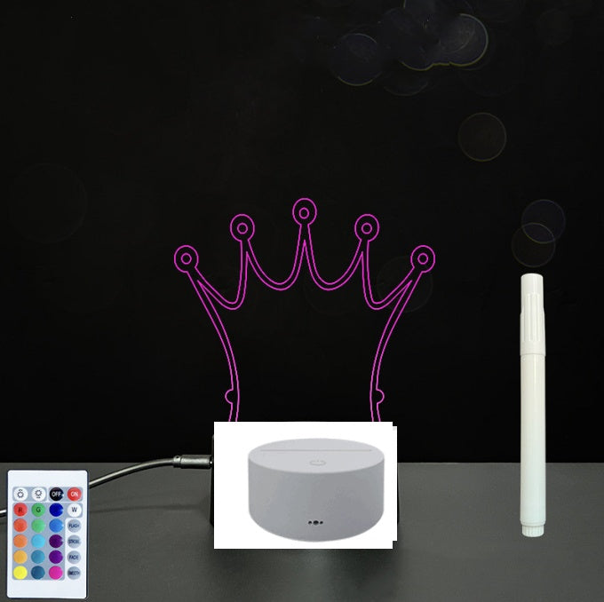 3D Acrylic LED Message Board Lamp