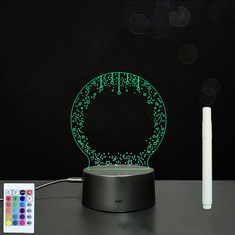 3D Acrylic LED Message Board Lamp