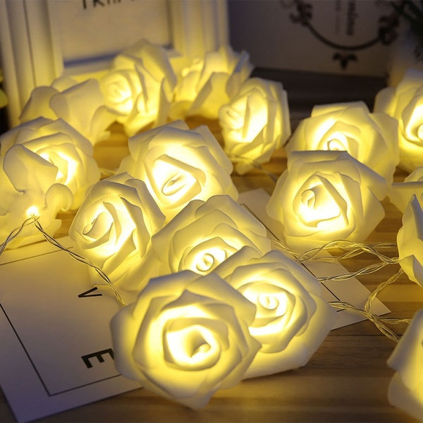 LED Rose Flower Decorative Lights