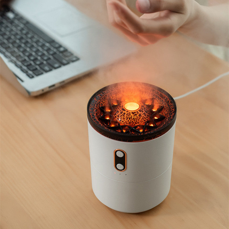 Volcanic Flame Aroma Diffuser Lamp