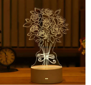 3D Acrylic LED USB Neon Night Light