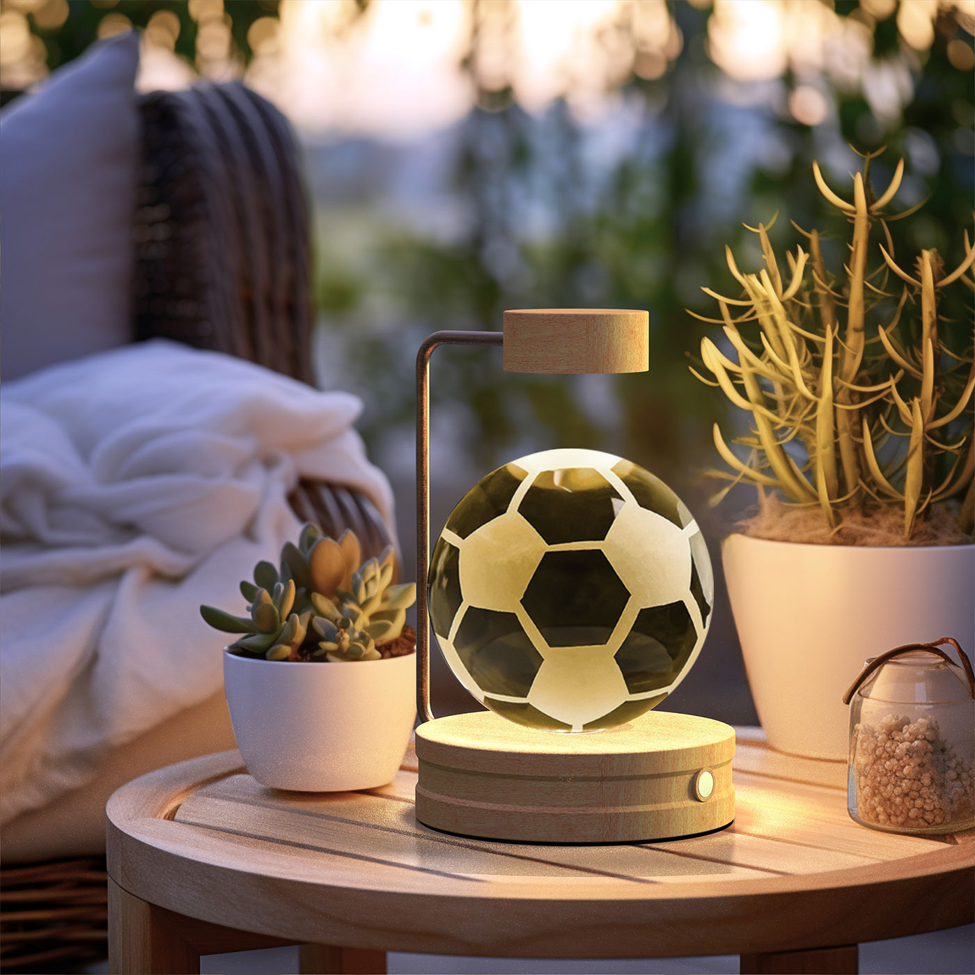 Crystal Ball Dinosaur LED Night Light