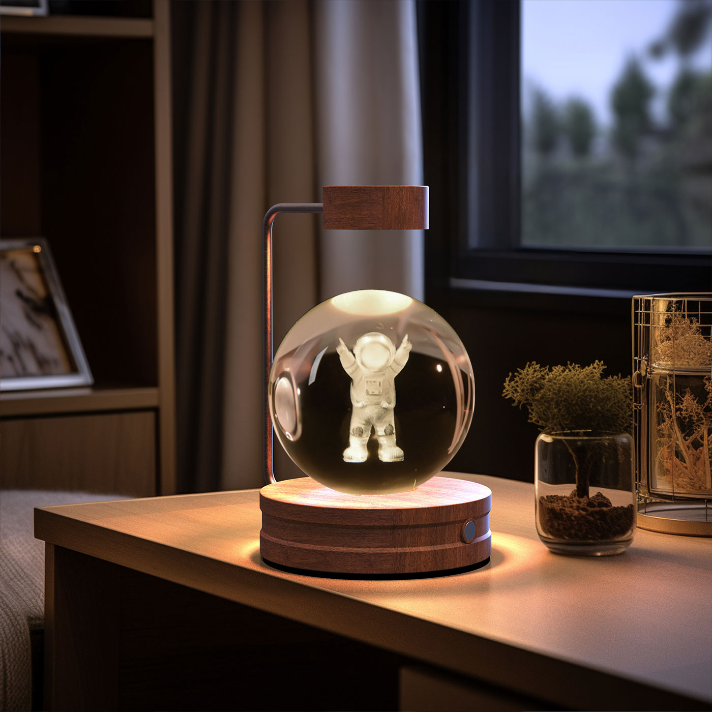 Crystal Ball Dinosaur LED Night Light