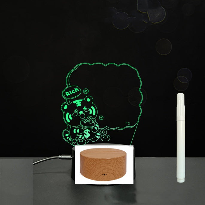 3D Acrylic LED Message Board Lamp