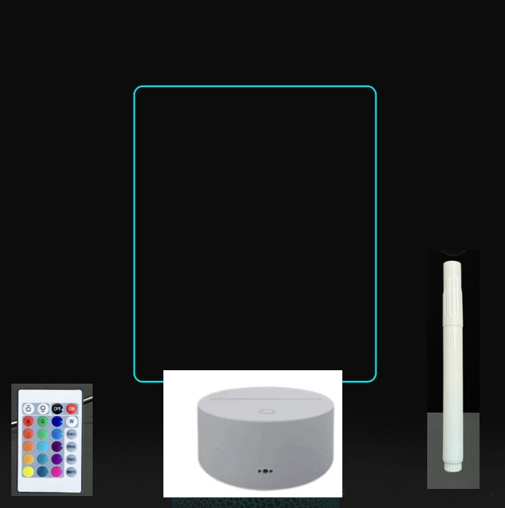 3D Acrylic LED Message Board Lamp