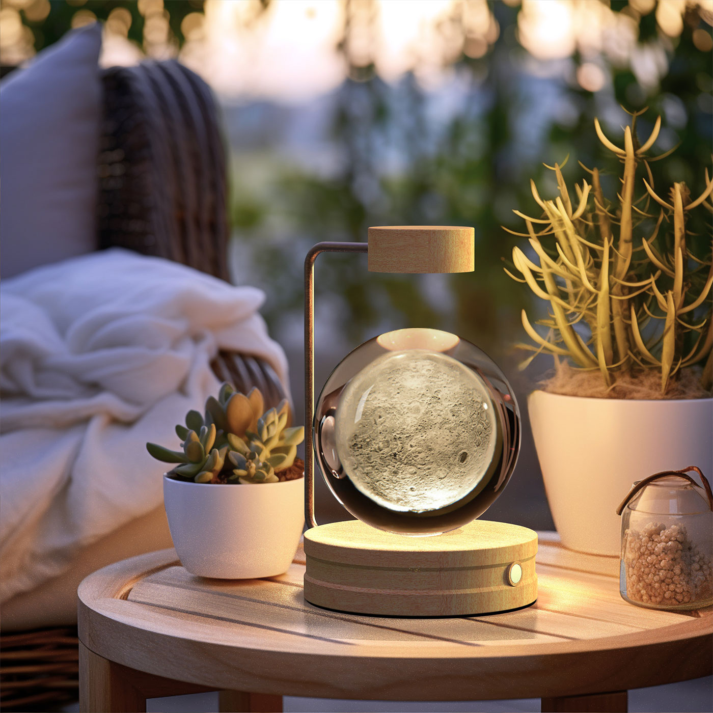 Crystal Ball Dinosaur LED Night Light
