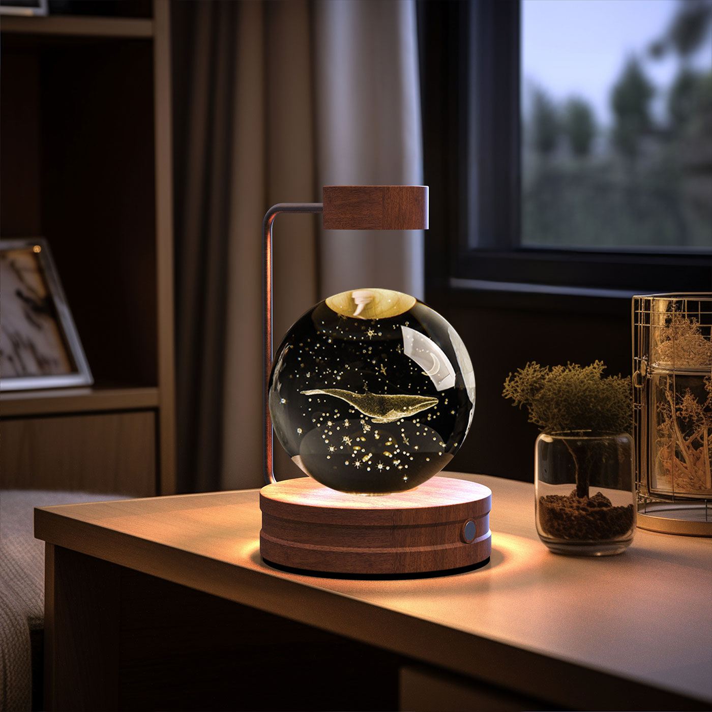 Crystal Ball Dinosaur LED Night Light