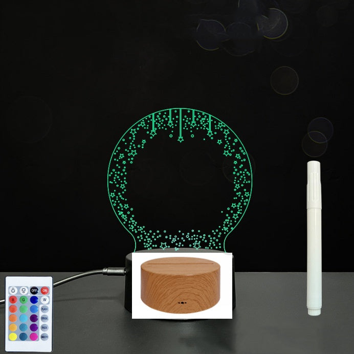 3D Acrylic LED Message Board Lamp