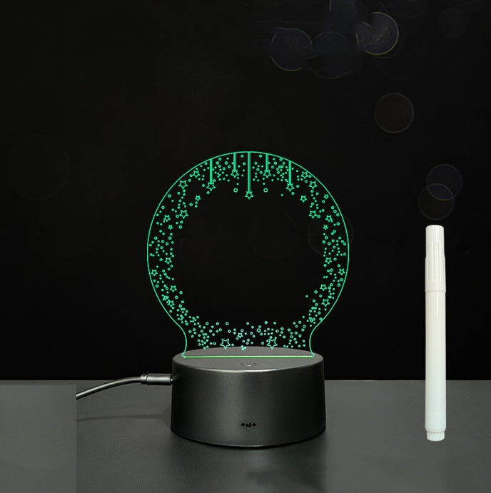 3D Acrylic LED Message Board Lamp