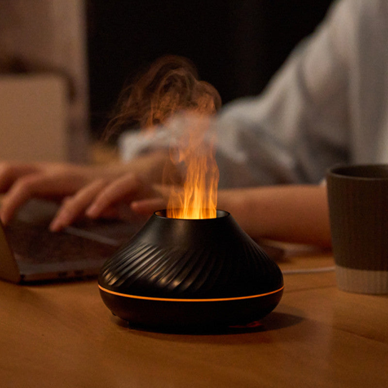 RGB Flame Aroma Diffuser Humidifier