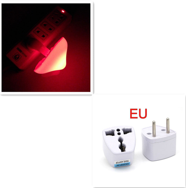 LED Mushroom Wall Night Socket Lamp