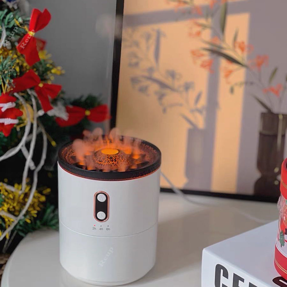 Volcanic Flame Aroma Diffuser Lamp