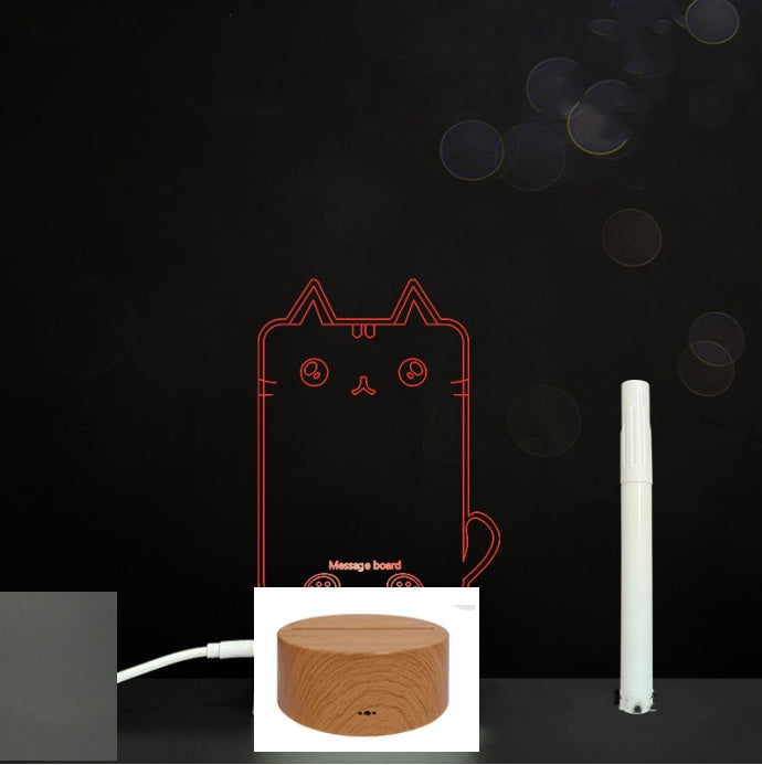 3D Acrylic LED Message Board Lamp