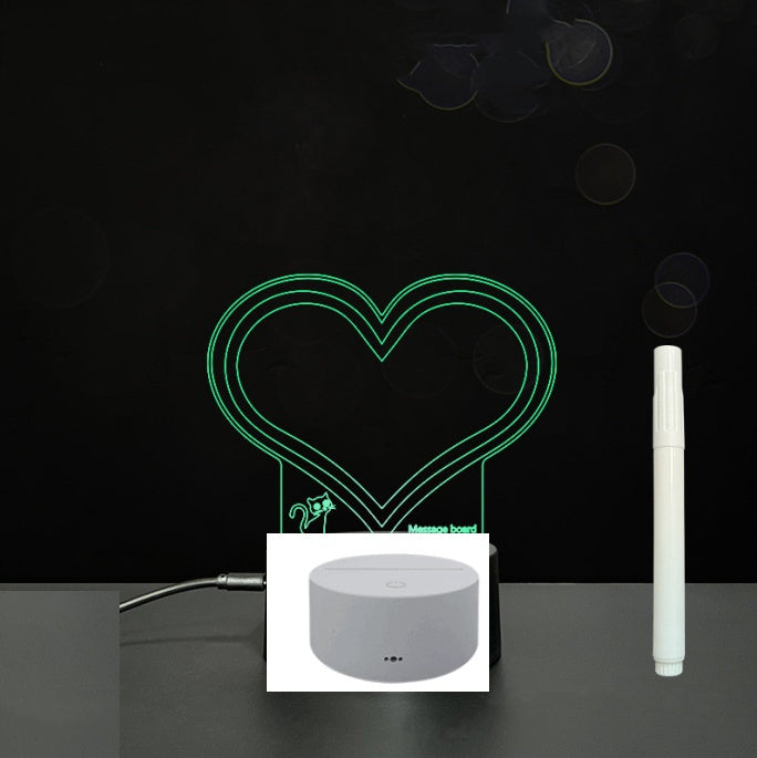3D Acrylic LED Message Board Lamp